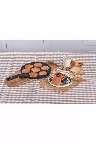 Gietijzeren pannenkoekenpan