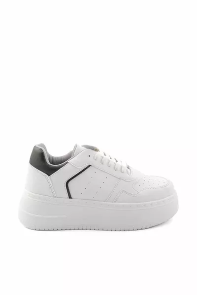 Wit Zwart Dames Sneakers 