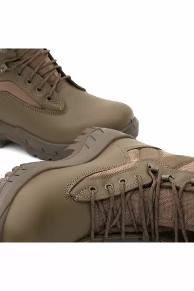 التموينية الأحذية العسكرية براون ذئب البراري فك