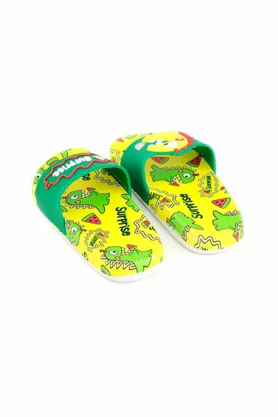 Non-Slip Sea Beach Pool Bathroom Garden Dinosaur Pattern Kids Slippers
