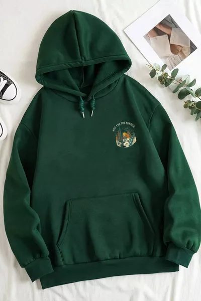 أريزونا مطبوع سويت شيرت كبير الحجم