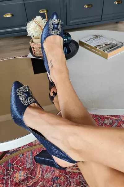 -s المرأة سميكة كعب مساء اللباس الأحذية مع كعب