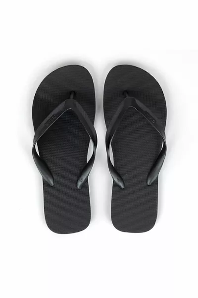 Olaian Herren Flip Flops - Schwarz - 