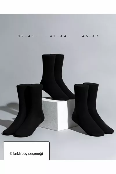 Black Men's Socket Socks  Pairs