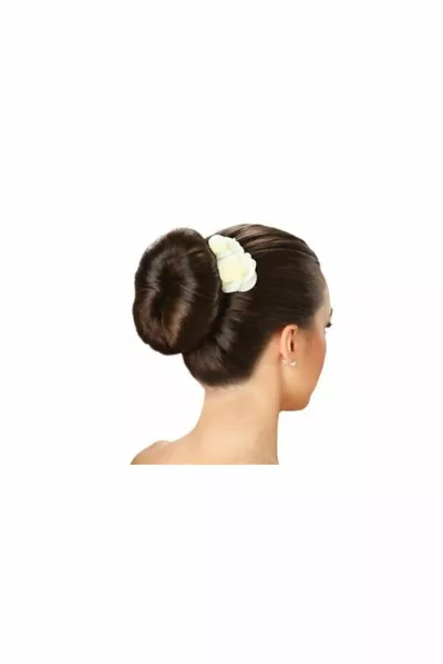 Ensemble de fermoir chignon éponge marron 4 pièces cm