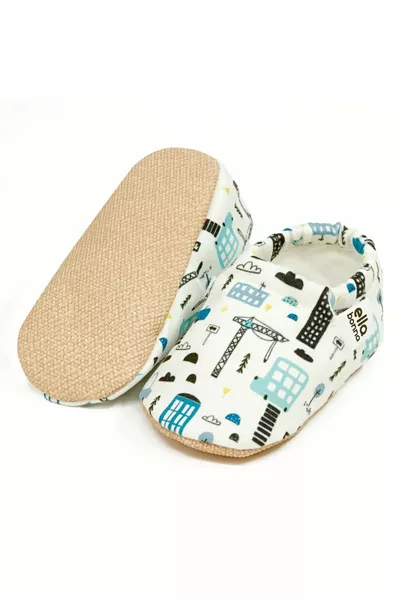 Non-Slip Sole City Life Baby Booties, House Boots Slippers Nursery Shoes Panduf