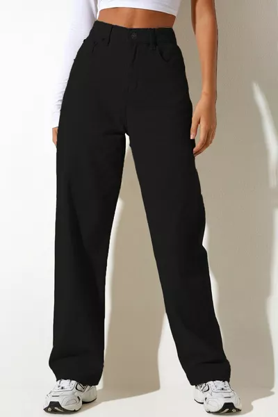 Mad Girls Nero Palazzo Jean 