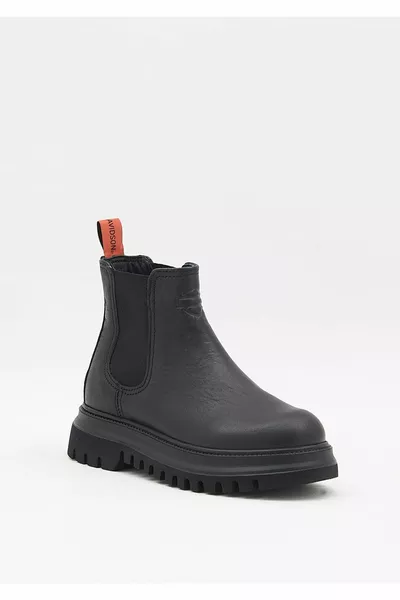 حذاء نسائي جلد اسود  MOURIR F