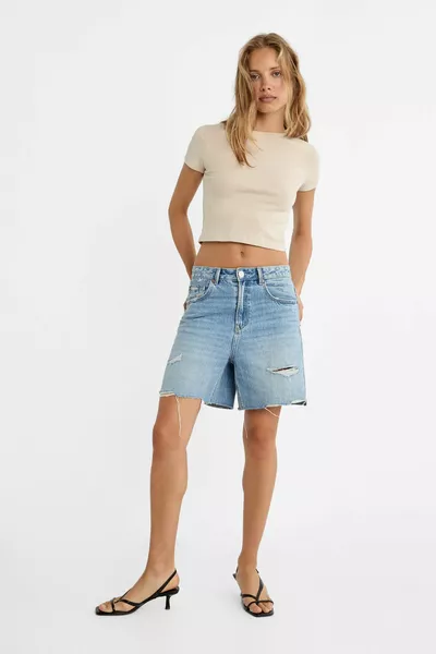 Short Sleeve Crop T-shirt