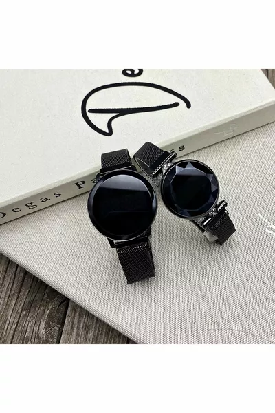 Touch Double Wristwatches Lighter Rosary Bracelet Set