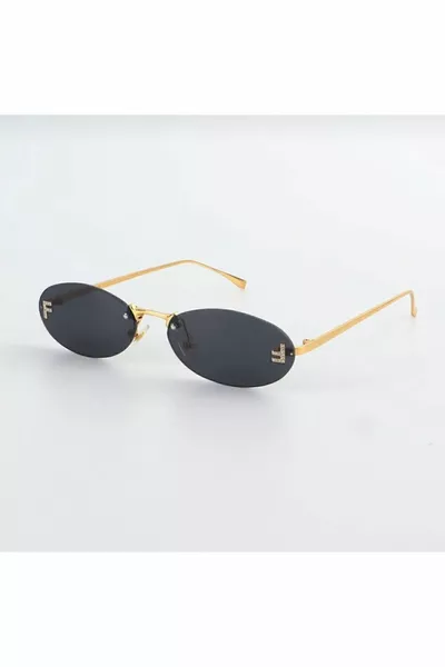 FF Stone Oval Design Sunglasses