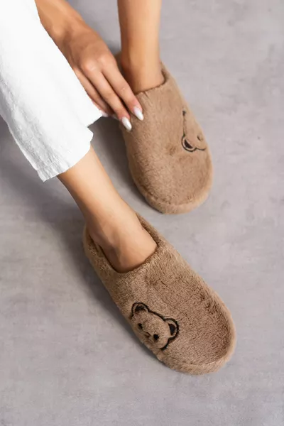 Nuova stagione pantofole da casa da donna pantofole di peluche dote e pantofole a pacchetto non fa rumore suola spessa