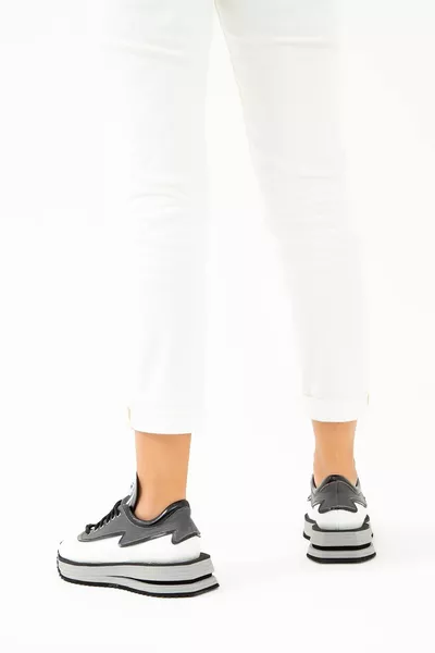 Echt lederen sneakers en sneakers voor dames   Bn Ayk /