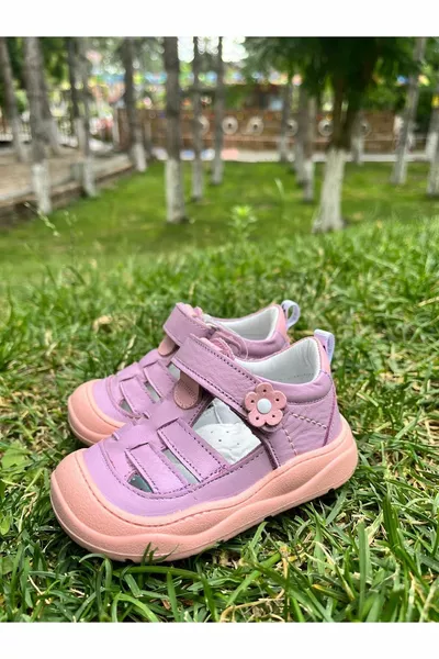 Scarpe da bambino Nino in vera pelle suola ortopedica primo passo