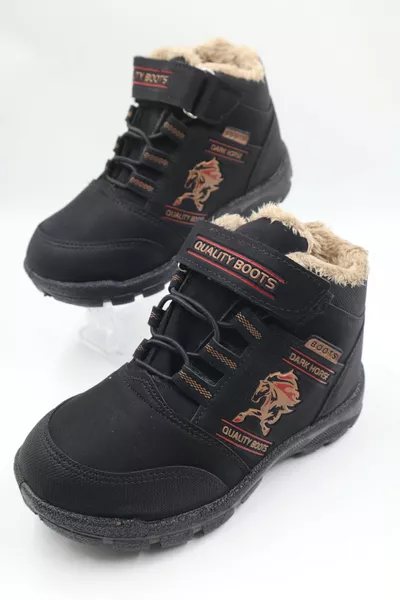 حذاء أطفال صوفي خفيف مقاوم للبرد للشتاء للاستخدام اليومي