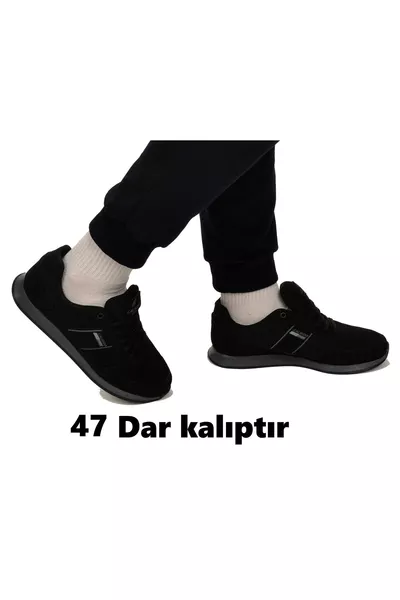 حذاء رياضي مريح يومي بأربطة وتهوية وأرثوبيدي