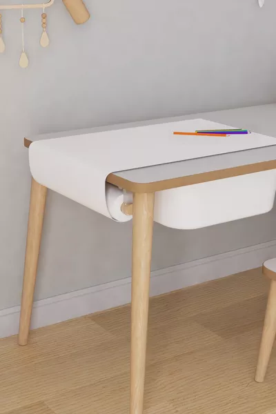 Набор рулонной бумаги для рисования, м (включая соединительные элементы), совместим с игровыми и активными столами