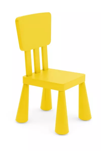 Sedia per bambini Mammut gialla