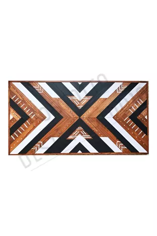 Этническое деревянное двухместное ручной работы изголовье кровати/основание