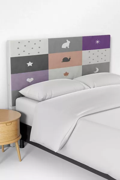 Soft Çocuk Odası Yatak Baza Başlık Kılıfı 