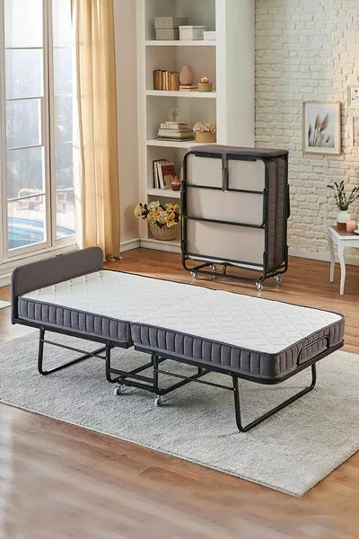 سرير فلِكس بيد قابل للطي - سرير مفرد  سم