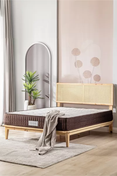 سرير نوابض فائق الأرثوبيدي مصنوع من الخيزران