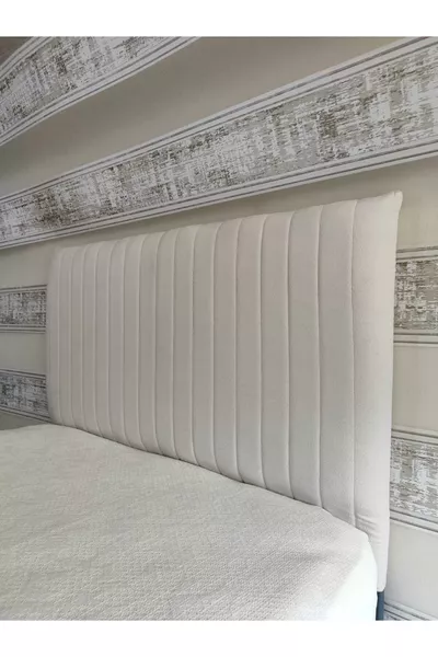Design Sonne Bed Base Headboard Cover Cream Cm