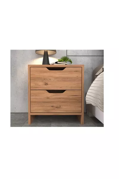 EFES KOMODİN, 2 ÇEKMECELİ, ATLANTİK ÇAM