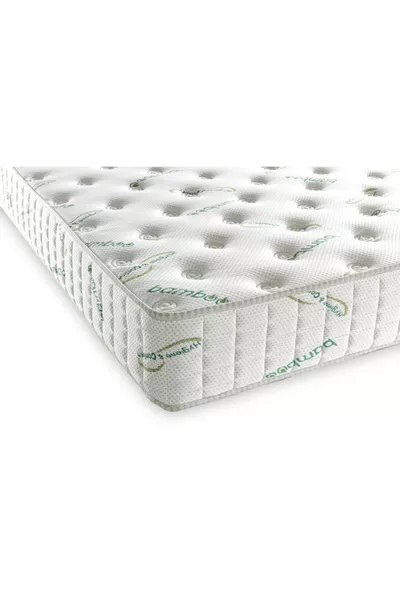 سرير كوبونز بامبو الفاخر الكامل الأرثوبيدي بالنوابض