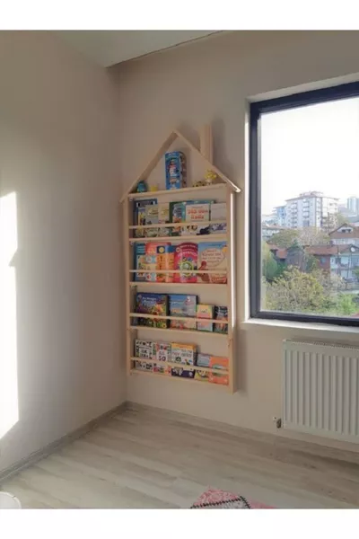 houten boekenkast