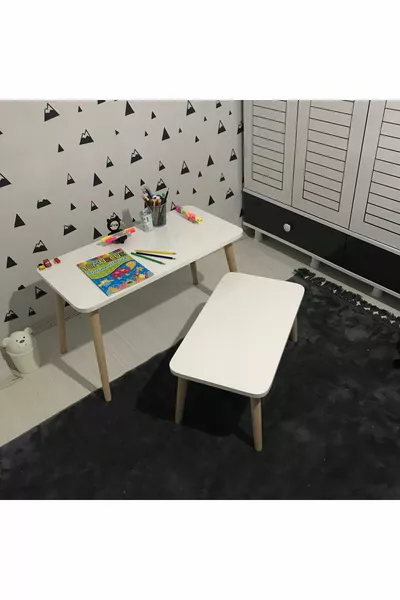 Ensemble de bureau pour enfants Lilyum, table d'activités