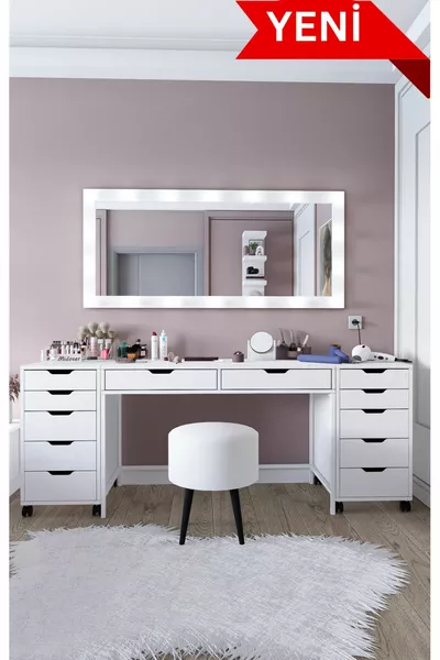 طقم طاولة مكياج دورو (باستثناء المرآة) - سم