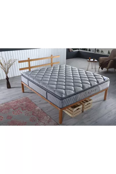 سرير ألفا سوبر لوكس بطانة مرتبة أرثوبيدية وسرير مريح بنوابض الجيب