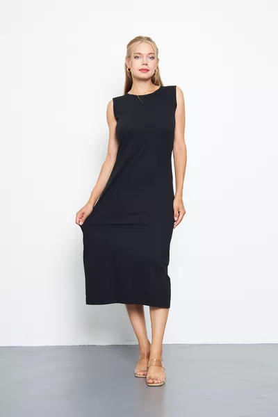 Long Sleeveless Dress Lining % Cotton Undergarment Slip Jumpsuit