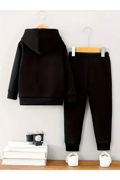 Kuromi with Pink Hat Winter Fabric Girls' Tracksuit Set Ages 5 6 7 8 9   