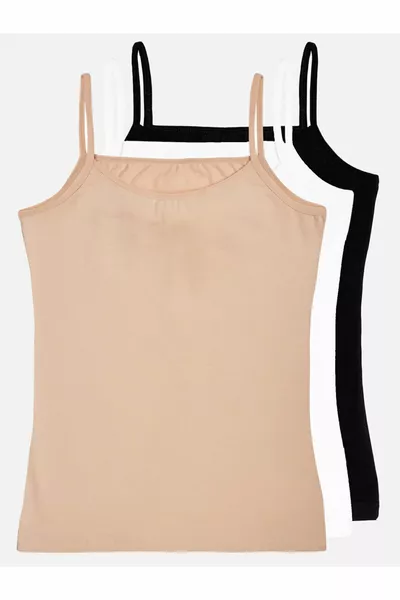 3-Delige Spaghettiband Top