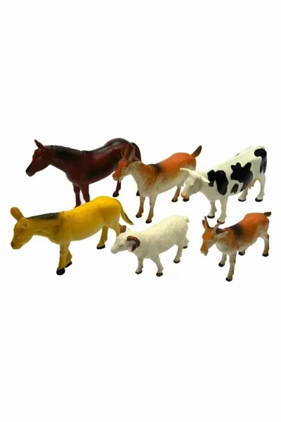Toy Farm Animals 6 Pieces Cm