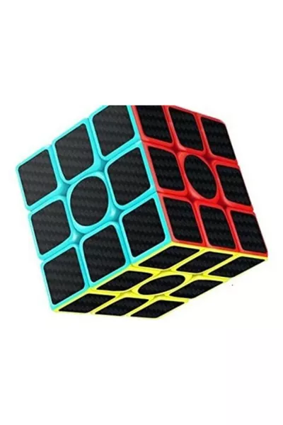 Cube Rubik à revêtement en fibre de carbone