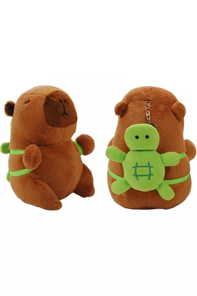 Portachiavi Capybara Tutti i Modelli (Verde sulfato-Ape-Labubu con Camicia-Innamorato-Semplice-Con Orecchie)