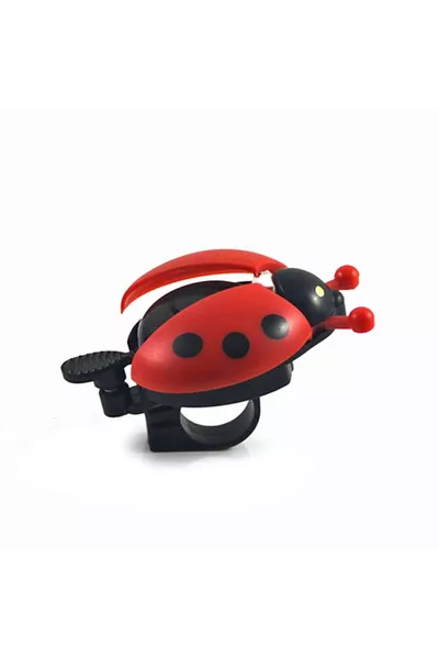 Fahrradklingel mit Marienkäfer-Motiv Fahrradklingel Fahrradzubehör Warnhupe