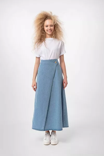 Light Blue Lourdes Skirt