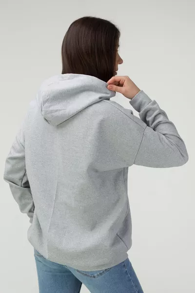 Unisex Gray Oversized Cardigan