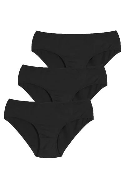 Cover 3-Pack Cotton Black Briefs