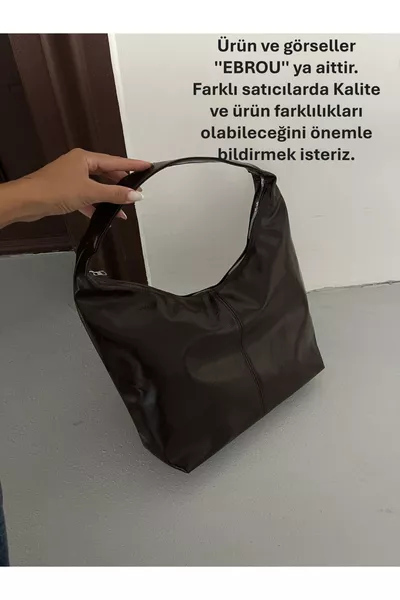 Women's Bitter Coffee Large Shoulder and Tote Bag - Spacious