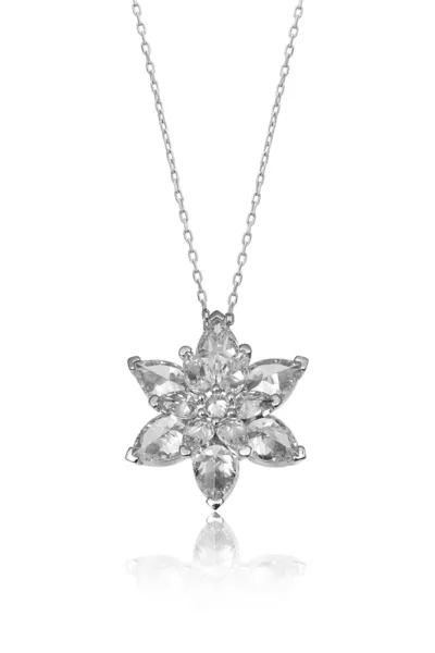 Light-Up Necklace with Box Silver Lotus Flower Necklace | Sterling Silver Necklace
