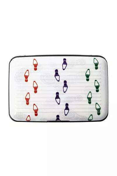 Portabiglietti da visita Impronte di piedi