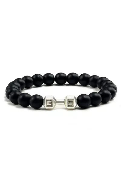 حصيرة رياضية بوزن دمبل للجنسين سوار من حجر الأونيكس الطبيعي BL