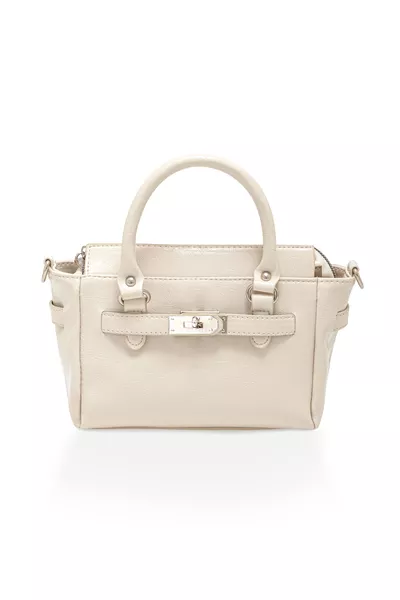 Women's Cream New Season Buckled Crossbody Bag