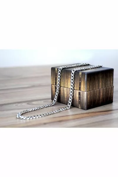 Unisex Silbermodell Lange Kette Halskette cm