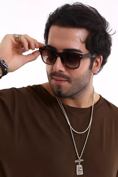 Huge Kahve Güneş Gözlüğü